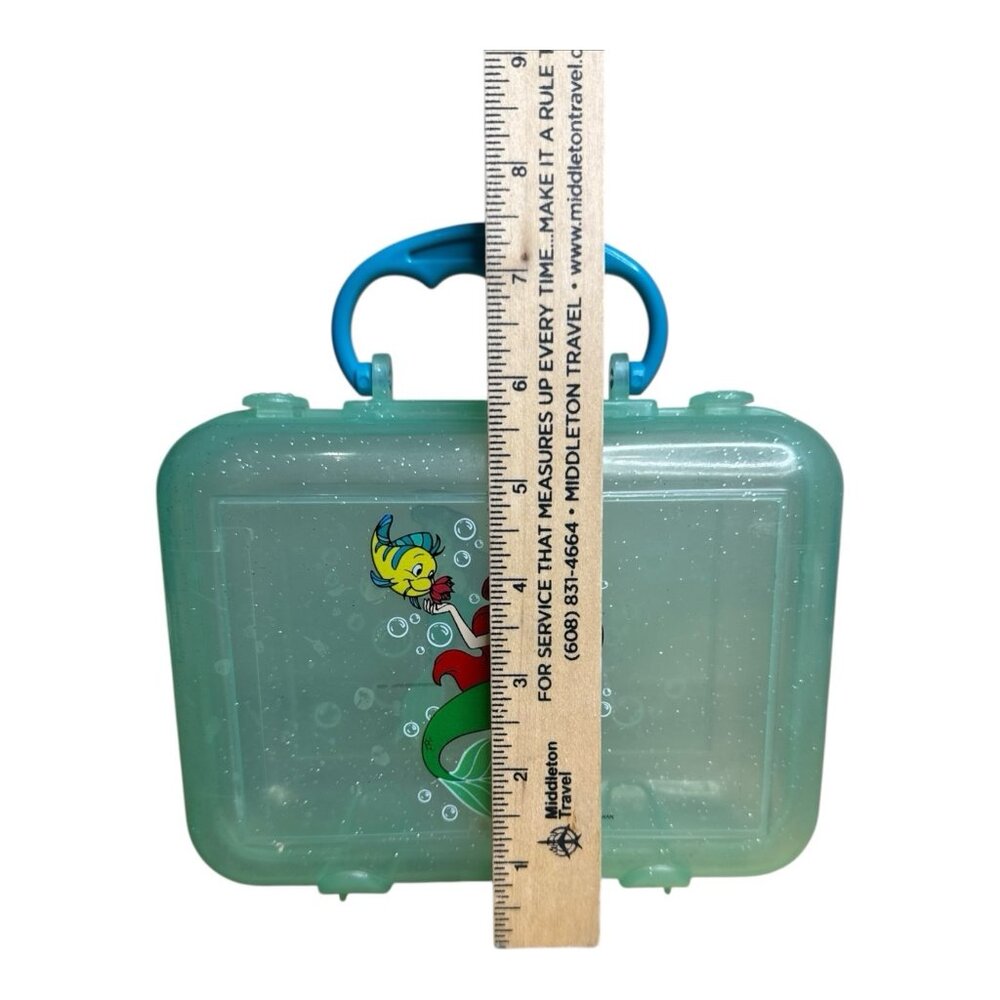 Disney The Little Mermaid Teal Case - Vintage Glitter Blue Ariel - Picture 2 of 8